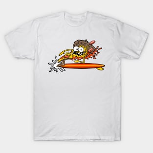 Surfing pizza! T-Shirt